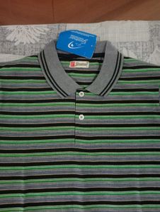 Men's Striped Polo T-Shirt..