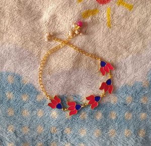 Floral Charm Bracelet