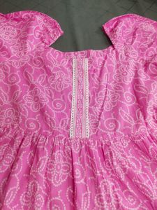 Pink Short kurti