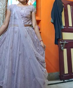 Stunning Lilac Lehenga Choli