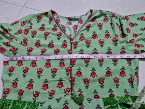SHREE Women Floral Print A-line Kurta