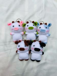 Handmade Crochet Animal Keychains