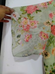 Floral Chiffon Maxi Dress