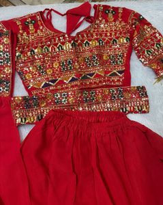 Beautiful Designer Heavy Fox Georgette Plazo Dress