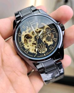 Stylish Black Automatic Watch