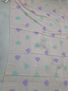 Light Pink Dupatta with Shell Print