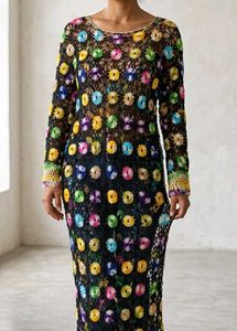 Colorful Crochet kurti
