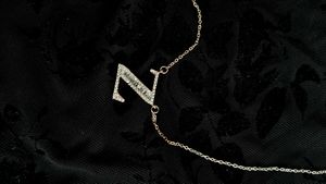 Silver Initial 'z' Necklace&amp; bracelet