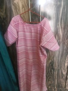 Pink Ethnic Printed Kurta