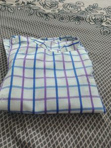 Men's Checked Kurta
