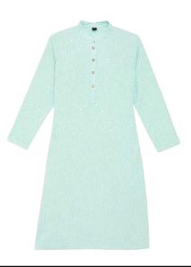 Light Blue Sequined Kurta