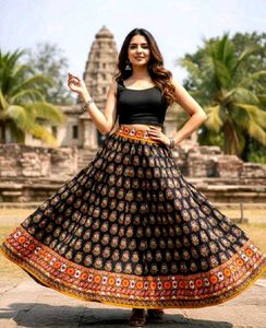 Stylish Ethnic Skirt 🖤