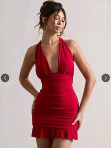 Red Bodycon Mini Dress