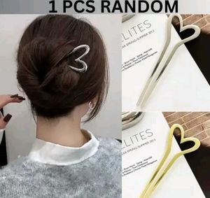 Heart Hair Pin Accessory
