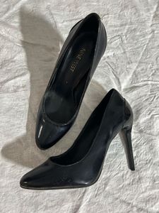 Nine West Black Patent Heels