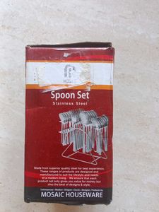 Sale !! Mosaic Stainless Steel Spoon Holder