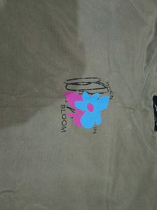 Light Green Graphic T-Shirt