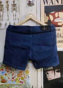 Dark Wash Denim Shorts