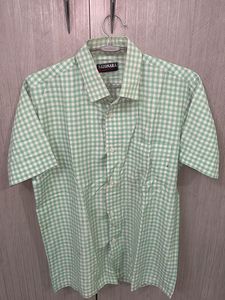 Checked Green Shirt
