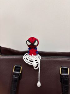 Handmade Spider-Man hanging