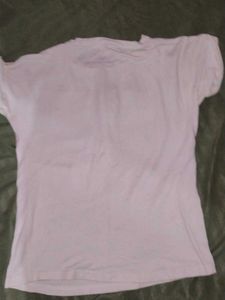 womens white t shirt ...size S