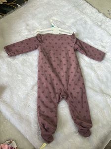 New Adorable Pink Heart Footie Pajamas