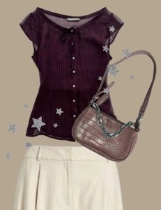 dusty mauve crocodile bag ✧