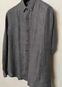 Price drop 🔥🔥🔥Premium Men's Grey Soft Linen Shi
