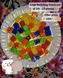 Kids Building Block Lego Set Of 50-55 Pieces