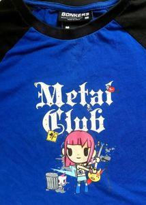 Bonkers Blue Graphic Crop Top