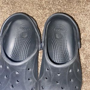 Navy Blue  Crocs Clogs J 1 (UK-1)