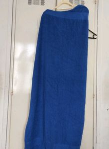 Comfortable Blue Bath Towel