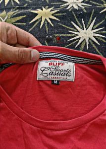Men's Red Casual T-Shirt