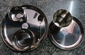 Unused Stainless Steel Set - 6 Pieces