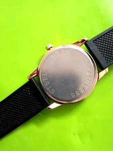 Mens Stylish Rose Gold Chronograph Watch
