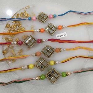 Set Of 6 Bhai Rakhi