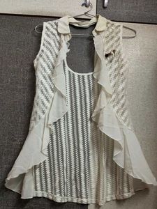 Sheer White shrug