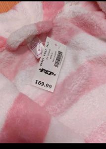 Cozy Pink Stripe Bathrobe