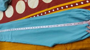 New partywear Elegant Embellished Teal cood set