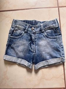 Girls |Stylish Acid Wash Denim Shorts