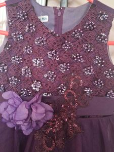 Purple Party Dress