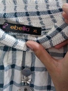 Checkered Hi-Lo Top