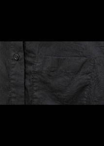 Classic Black Long-Sleeve Button-Up Shirt