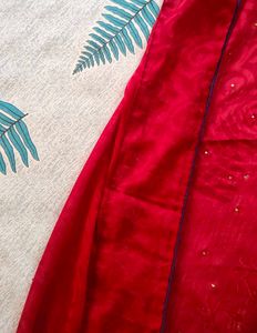 Elegant Red Saree