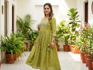 Stylish Green Ethnic kurti