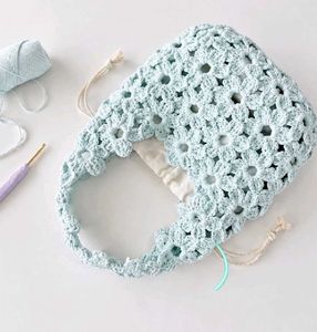 Handmade Crochet Flower Bag