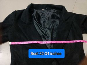 Stylish Women's Blazer Black XS-
