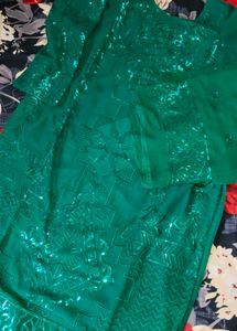 Emerald Green Embroidered Kurta