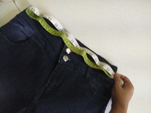 Cute Embellished Denim Jeans