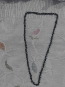 Elegant Beaded Black Necklace